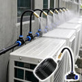 AC Condenser Cooling Misting System Outdoors, Quick-Connect & Adjustable by Unknown