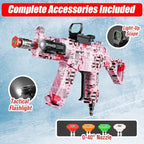MP5S Pressure Washer Gun with Swivel - 3000 PSI High Pressure Spray Gun with 3/8" Quick Connect Plug Inlet, Foam Cannon Compatible Power Washer Handle for Car, Home & Outdoor Cleaning (Pink) - Image 6