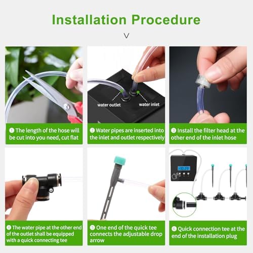 Automatic Watering System for Potted Plants - 10-Pot Indoor Plant Waterer with Timer, Leak-Proof Design & USB-C/Battery Power - Image 6