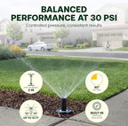 Rain Bird 1802QDSPRS Pressure Regulated 2 Inch Pop Up Sprinkler Head 4Pack - Image 3