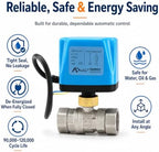 Motorized Ball Valve - 1/2" Stainless Steel Electric Ball Valve AC 110V NPT 2 Wires Normally Closed - Image 5