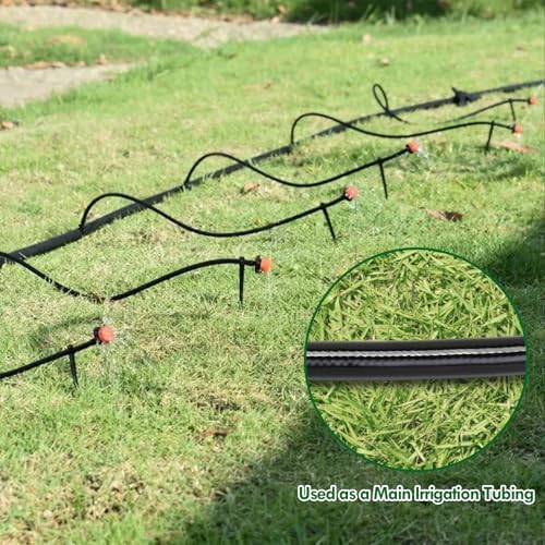 Garden Irrigation Tubing,1/2" Blank Distribution Tubing 100ft Flexible Tubing,Watering Drip Automatic Irrigation System for Garden Greenhouse, Flower, Patio, Lawn (100 FT) - Image 5