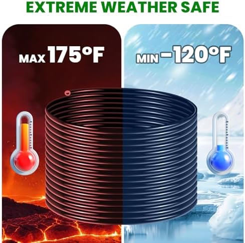 Self Sinking Aeration Hose, 3/8 inch 328 Feet Weighted Pond Aerator Hose Kit with 4 Stainless Steel Hose Clamps and 4 Copper Menders Use for Aquaculture,Garden,Pond (328ft) - Image 3