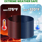 Self Sinking Aeration Hose, 3/8 inch 328 Feet Weighted Pond Aerator Hose Kit with 4 Stainless Steel Hose Clamps and 4 Copper Menders Use for Aquaculture,Garden,Pond (328ft) - Image 3