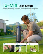 Aiper IrriSense 2 Lawn Sprinkler, Smart Irrigation System, Multi-Zone Plant-Specific Watering, Smart Scheduling, Weather-Adaptive Irrigation with Rain Sensor, for Lawns up to 4,800 sq.ft.-Blue - Image 5