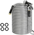 Lefree 200ft Heavy Duty Stainless Steel Garden Hose by Lefree