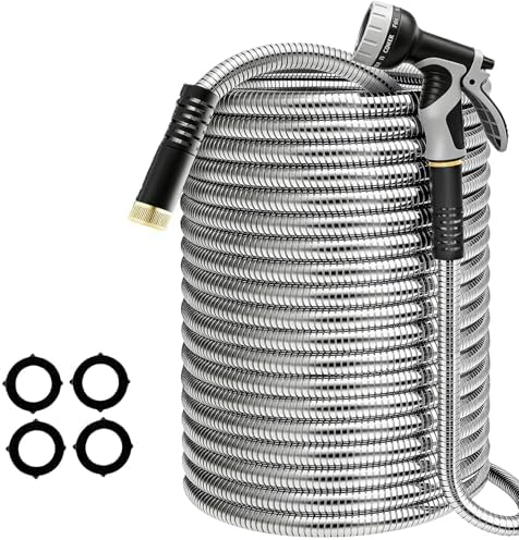 Lefree 200ft Heavy Duty Stainless Steel Garden Hose by Lefree