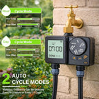 MIXC 300FT Drip Irrigation System Kit + MIXC Rechargeable 2-Zone Water Timer - Image 7