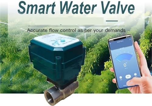 Smart Wifi Water Valve 5V wifi automatic shut off stainless steel motorized flow control valves(DN20) - Image 2