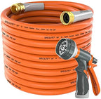 SPECILITE Garden Hose 50 ft x 5/8 in Heavy Duty + Male to Male, Female to Female Hose Adapter - Image 2