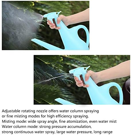 1.5L Portable Adjustable Pressure Sprayer Bottle Watering Can with Dual Nozzle for Garden Balcony Office Plants ABS Material Lightweight Durable - Image 3