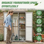 Ketive Outdoor Storage Cabinet Store More in Less Space - Image 6