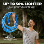 INVICTUS Garden Hose 50Ft x 5/8 in. Sprayer Nozzle Included, 2-Layer Heavy Duty Water Hose 50 Ft, Flexible, Lightweight, NON Expandable, Kink Resistant, Easy Connect Fittings - Image 2