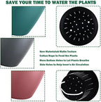 Planterhoma 6.7 Inch Self Watering Pots for Indoor Plants, 6 Packs African Violet Pots, Black Wick Pot with Drainage Holes, Self Watering Planters for Orchid, Devil's Ivy, Silver/Blue/Rose Gold - Image 6