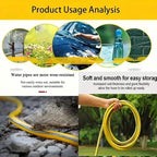 1/2" Diameter Flexible Rubber Water Hose, 5M 10M 15M 20M 30M Heavy Duty Garden Tubing, Leakproof Wear Resistant All-Weather Outdoor Watering Pipe, 1 Piece(20m) - Image 4