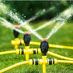 Automatic Lawn Water Sprinkler 360 Rotating Sprinkler Garden Sprinkler with Tube -360 Degree Rotating Sprinkler System for Farm Garden Lawns Plants Grass and Kids Water Playing wyqdp240312(Color:10M, - Image 3