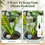 6 Pack Terracotta Watering Spikes with Lids and 3 Shovels Plant Watering Devices Wine Bottle Automatic Plant Slow Release Self Planting Stakes for 4”-6” Pots(3.94 x 1.18 x 1.18 Inches) - Image 4