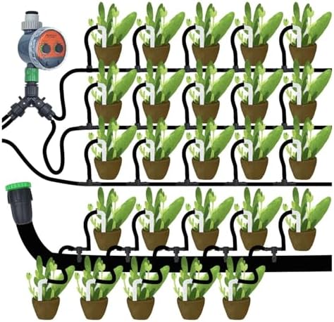 Garden Supplies 50X Transparent Bend Arrow 1/4'' 4/7mm Hose Dripper Drip Emitter Water Saving Sprinkler Garden Micro Irrigation Nozzle(R-50PCS) by Unknown