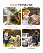 WELLUCK 100 FT Garden Hose - Flexible Water Hose, Lightweight Non-Expanding hose, Leak proof, Pressure Resistant for Yard, Outdoor, 3/4 Inch Solid Brass Fittings and 5-Layer PVC Core - Image 5