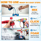 BEAR FORCE Pressure Washer Spray Gun & Foam Cannon Foam Gun, Car Washing - Image 4
