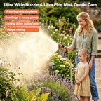 Rosy Earth Garden Hose Nozzle, 3.5" Ultra-Wide Metal Sprayer Orange 2PCS - Image 4