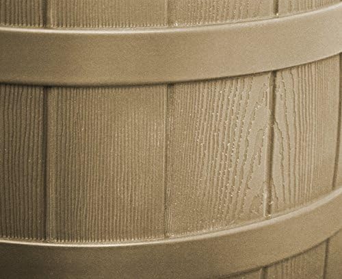 Good Ideas Rain Wizard Water Collection Barrel, 50 Gallon, Khaki, 2 Pack - Image 5