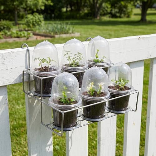 EBaokuup 20 Pack Self Watering Seed Starter Pot, 3 Inch Automatic Watering Plant Nursery Pots with Humidity Dome, Self Watering Nursery Pots for Potted Plants Seed Germination - Image 5