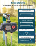DEWENWILS Sprinkler Timer 4 Zone, with Rain Delay/Manual/AUTO Irrigation - Image 2
