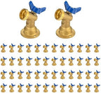 50Pack Seelink 3/4" FIP x 3/4" MHT Hose Bibb Valve by Seelink