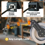 Steel Retractable Air Hose Reel,3/8" x 50 ft Heavy Duty - Image 5