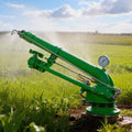 2" Farm Irrigation Sprinklers, Farm Irrigation Sprinkler with Pressure Gauge, 360° Large-Area Watering Spray, Watering Spray with 7 Replacement Nozzle, for Farmland, Farm Irrigation, Industrial by Unknown