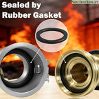 2 Inch NPSH Brass Fire Hose Nozzle with Aluminum Camlock - Image 5