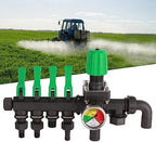 4 Way Garden Hose Splitter, Water Hose Connector with 4 Valves Heavy Duty Water Valve Spigot Adapter for Drip Irrigation Lawns - Image 5