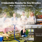 RESTMO Adjustable Misters for Outside Patio, Standing Portable Mister - Image 3