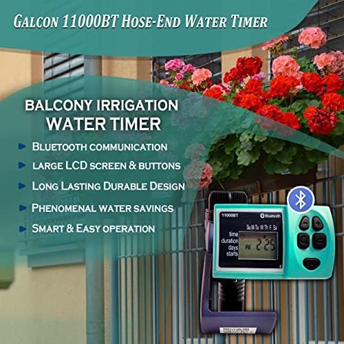 Galcon 11000 Series Hose Timers Irrigation Controller for Watering Balcony & Small Garden - Image 2