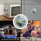 African Buffalo in Water Funny Timer 60 Minute Mechanical Clock Management Timers for Kitchen Work Training - Image 4