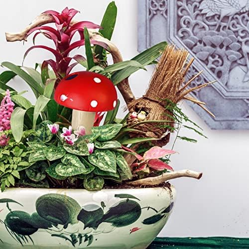 4 Pieces Plant Watering Stakes Self Watering Spikes Automatic Irrigation Devices Clay Drip Cones Suitable for Potted Plants Houseplants Patio Hanging - Image 7