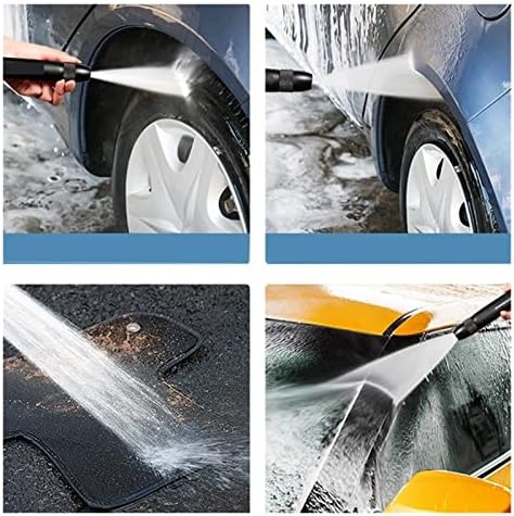 hose spray gun,Universal Car Washing Kit High Pressure Washer Garden Hose Nozzle Spray for Water Foam Pot Car Washing Sprinkler Cleaning Tool(Water gun kit) - Image 5