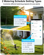 Solar WiFi Water Timer, 1 Zone WiFi Hose Timer for Garden Faucet - Image 6