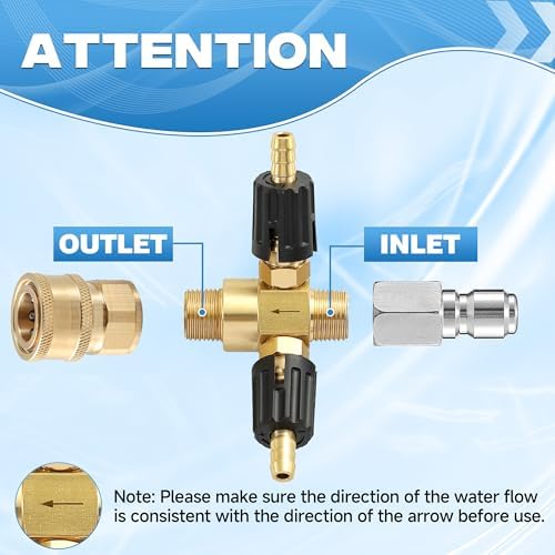 JOEJET Adjustable Downstream Injector for Pressure Washer, 3-5 GPM - Image 4