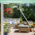 RESTMO Long Telescopic Watering Wand for Garden Hose, 36”-60” Garden Wand - Image 5