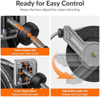 Giraffe Tools Pressure Washer Hose Reel with Replaceable 60FT Hose, 4000PSI - Image 5