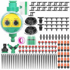 Garden Watering Kit Garden Irrigation Kit Plant Watering 40m DIY Drip Irrigation System with Water Control Nozzles Drippers Faucet Connectors for Lawn Patio Greenhouse (30m Tube & Timer) by Unknown