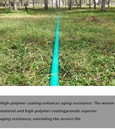 Heavy-Duty 164ft Flat Drip Irrigation Hose for Farm & Garden - Anti-Explosion, Ideal for Vegetables, Crops & Efficient Watering Solutions Green 328feet- 3in - Image 2