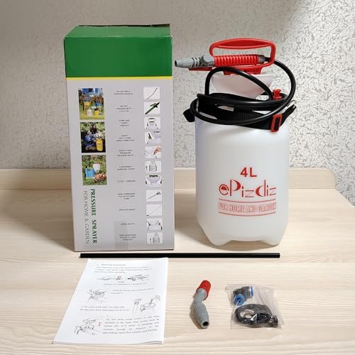 Watering Can Device for Watering Hanging Plant Basket Hard to Reach High Plant Waterer Sprayer 1 Gallon (Red 4L) - Image 4