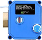 U.S. Solid 1 in Brass Motorized Ball Valve, Standard Port, 9-24 V AC/DC, 3-Wire Latching Self-Hold, Manual Override, Position Indicator - Image 4