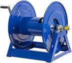 Coxreels 1125-5-100 Hand Crank Steel Hose Reel, 1125 Series – ¾" x 100', 3,000 PSI - Heavy Duty All Welded Steel A Frame - Adjustable Tension Break – Made in The USA, Blue - Image 5