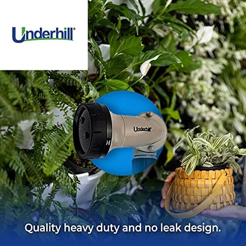 Underhill Proline Gold Series Garden Watering Extender Wand for Hose with Nozzle Sprayer Head, 3/4-Inch Thread Inlet, Jet Attachment, NG200-TW - Image 5