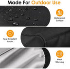 Garden Hose Reel Cover for Hoselink Classic 82FT 2018-2023 2024 2025 side Opening Drawstring Wall Mounted Retractable Hose Reel Shield,600D - Image 2