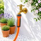 FEVONE Heavy Duty Garden Hose 105 ft, Hybrid Polymer Water Hose - Image 4